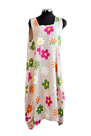 Floral Breeze Sleeveless Dress
