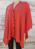 "Alexandra" Ruffle Cape
