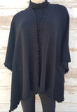 "Alexandra" Ruffle Cape
