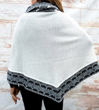 "Nicolle" Tourtle Neck Ultralight Baby Alpaca Poncho