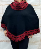 "Nicolle" Tourtle Neck Ultralight Baby Alpaca Poncho