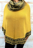 "Nicolle" Tourtle Neck Ultralight Baby Alpaca Poncho