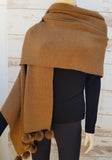 "Bernardette" Pompom Shawl