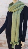 "Bernardette" Pompom Shawl