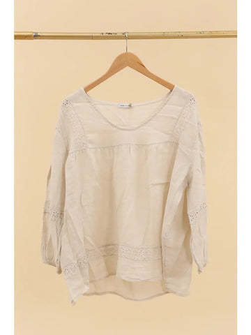 Blouse in 100% linen ref.