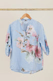 Printed Linen blouse