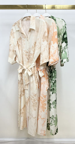 Patterned long dress