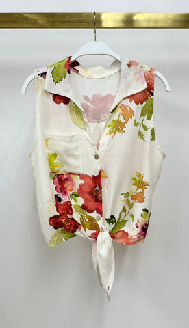 Two-Piece Floral Print Set