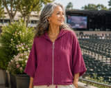 Linen Jacket with zipper