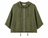 Linen Jacket with zipper