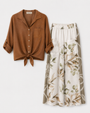 Linen Botanical Outfit