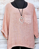 Linen and Cotton top