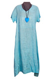 Linen Embroidered Dress