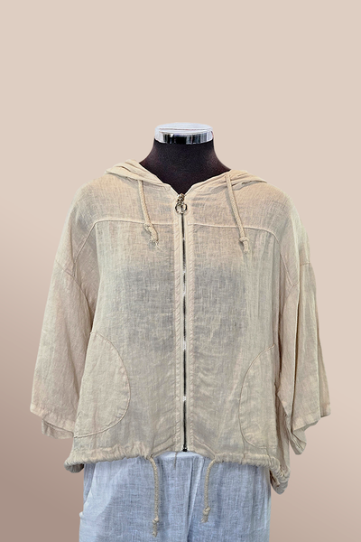 Veritecoeur　Linen Jacket　natural　きなり Veritecoeur Linen Jacket natural きなり