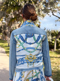 Blue Design Denim Jacket