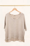 Plain blouse 50% Linen, 50% Cotton