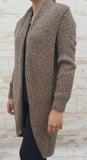 "Serena" Open Front Rounded Cardigan