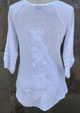 "Bali" white blouse
