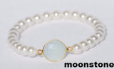 Bracelet Fresh Water Pearl and stones